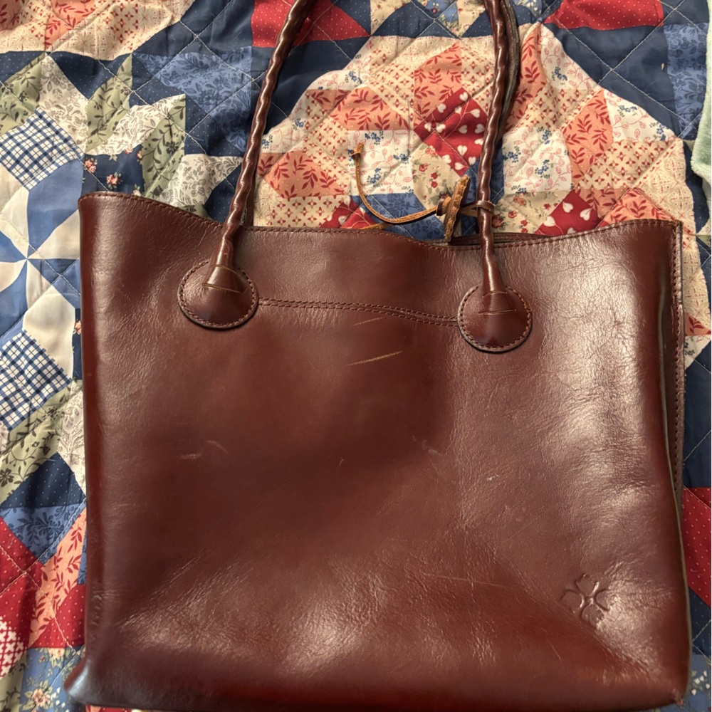 Patricia Nash Brown Leather Tote Bag